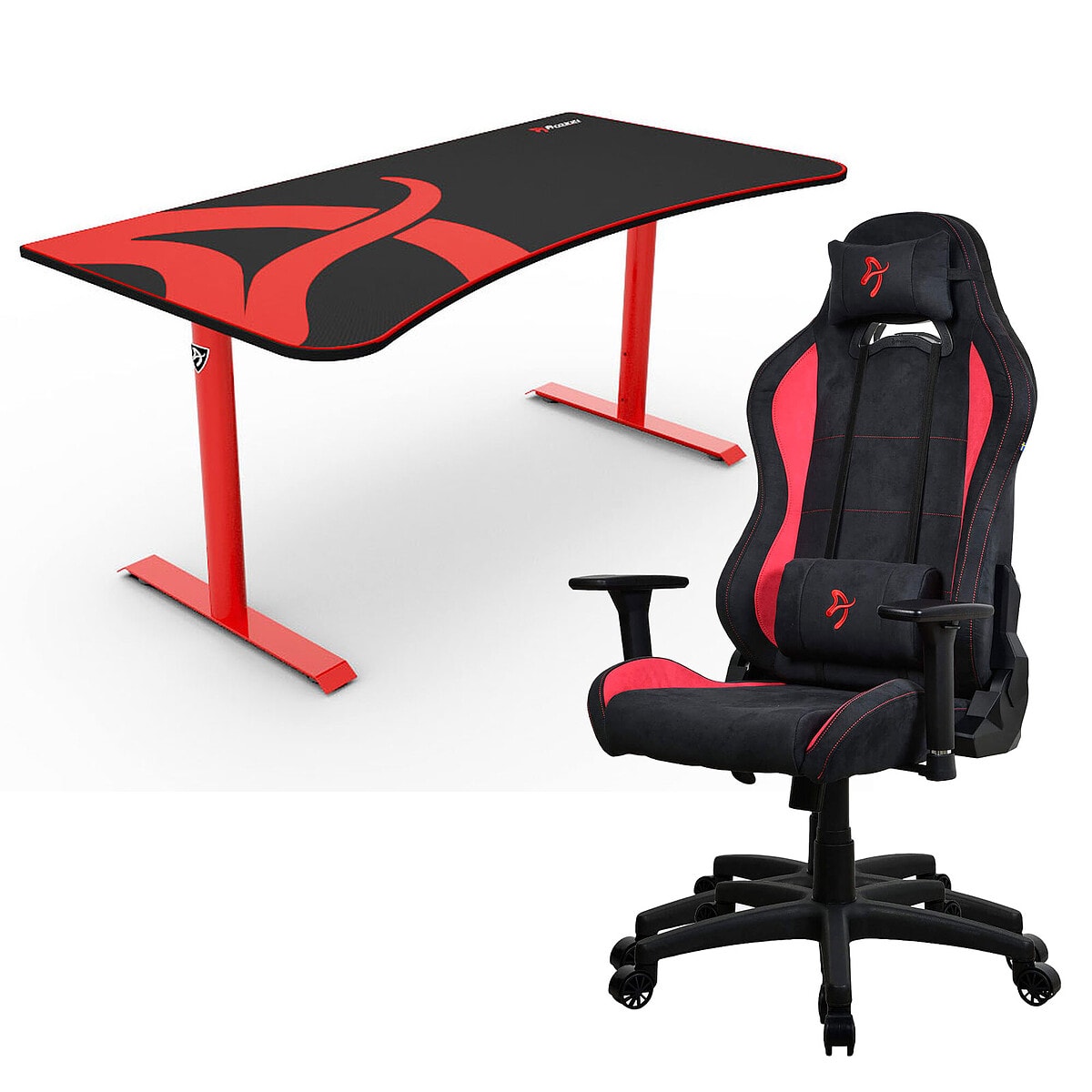 Arozzi Arena Torretta Desk Bundle (Rouge) - Image 1