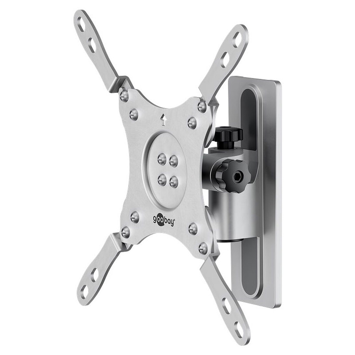 Goobay Caravan TV Mount 80 pour TV de 23" à 42" - Argent - Image 1