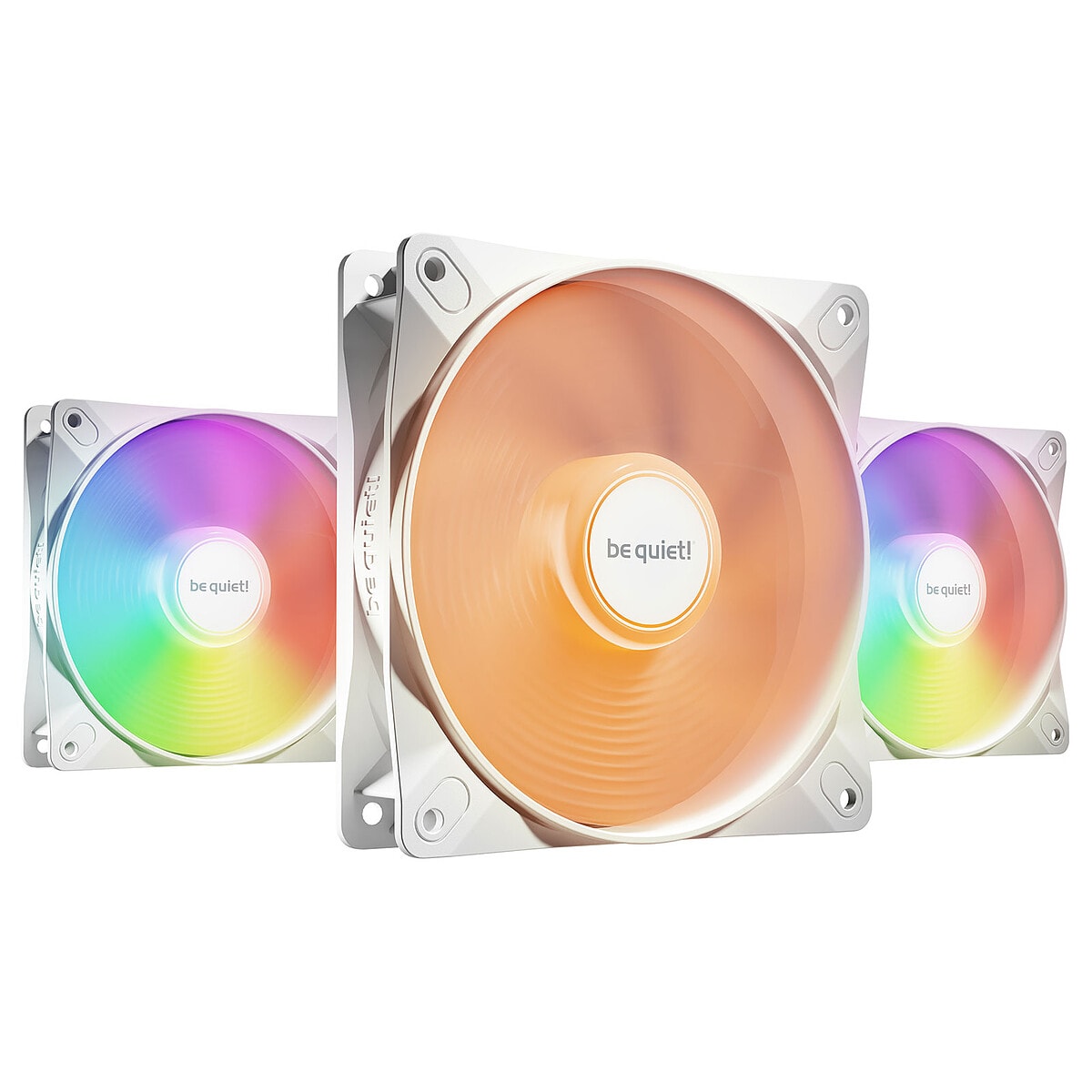 be quiet! Light Wings LX 120 mm PWM Triple Pack - Blanc - Image 1