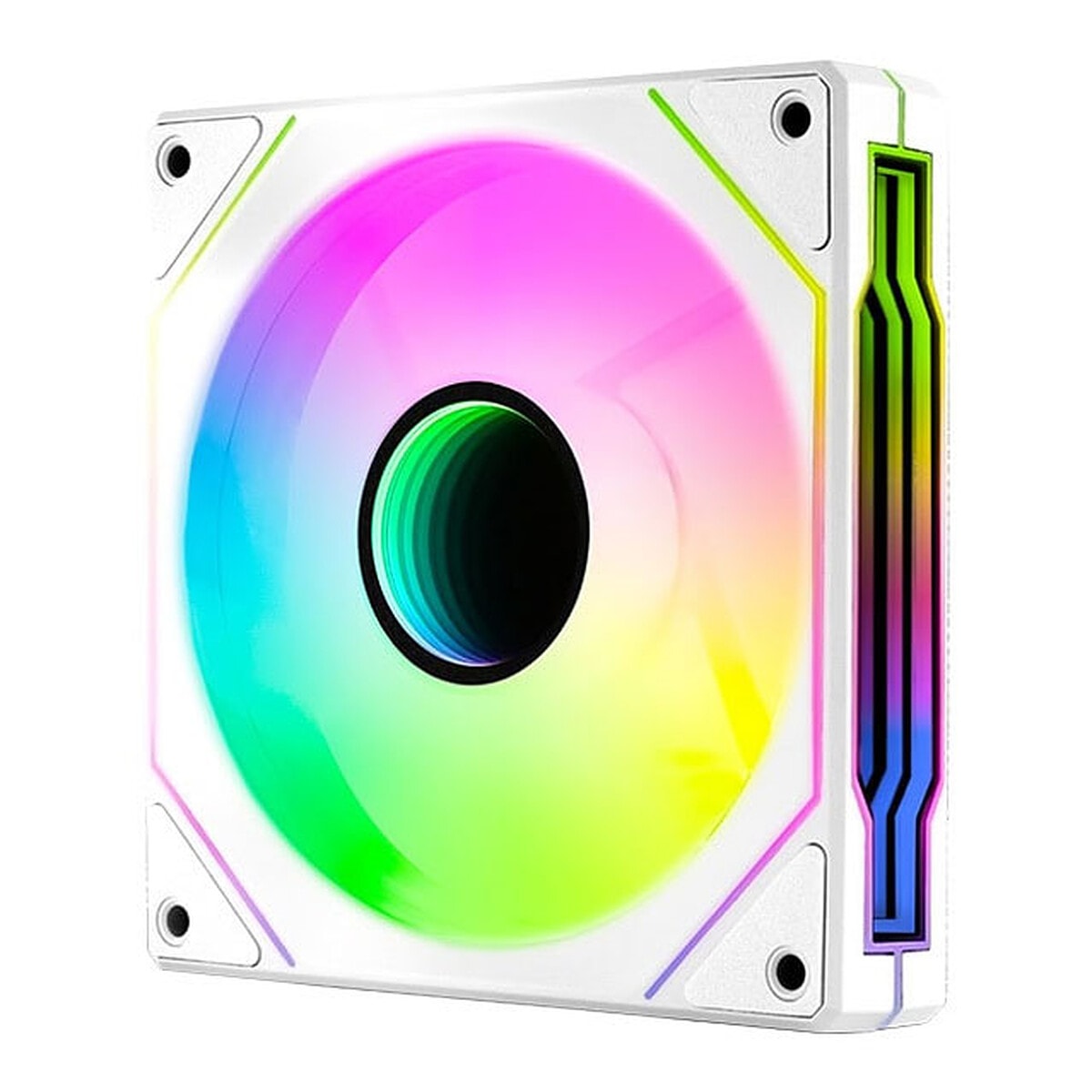 Aerocool Phantom M-3 12 PWM ARGB (Blanc) - Image 1