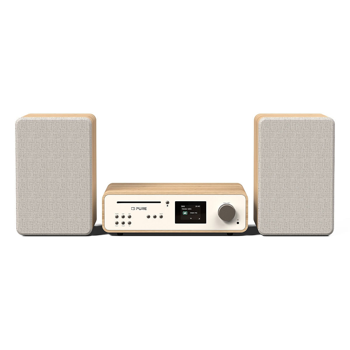 Pure Classic Stereo Blanc/Chêne - Image 1