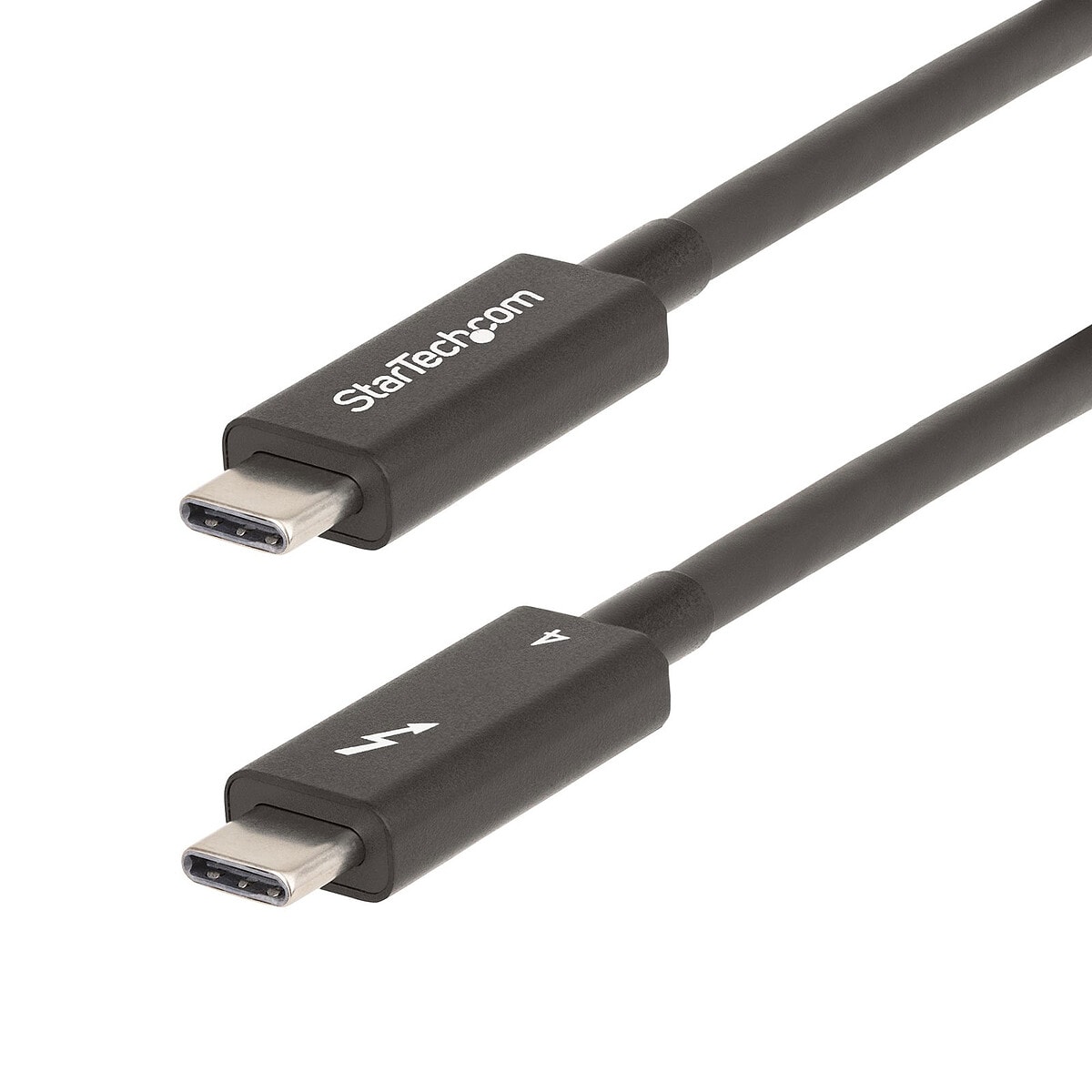 StarTech.com Câble Thunderbolt 4 (40 Gb/s) USB-C - Compatible Thunderbolt, USB et DisplayPort - M/M - 2 m - Noir - Image 1