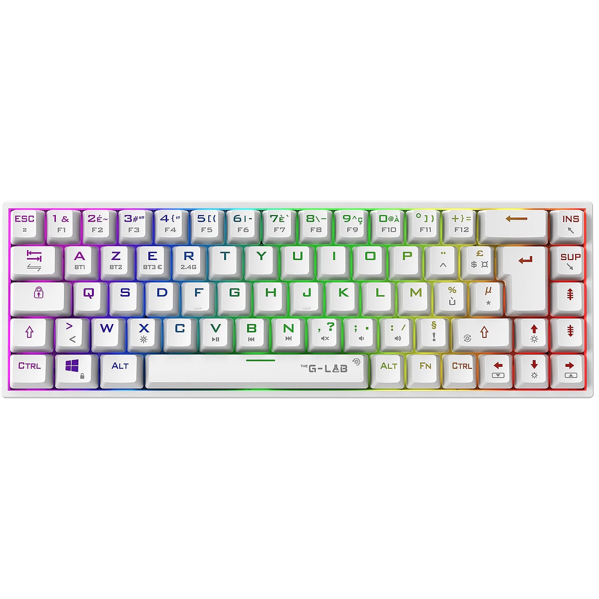 The G-Lab Keyz Titanium Wireless (Blanc) - Image 1