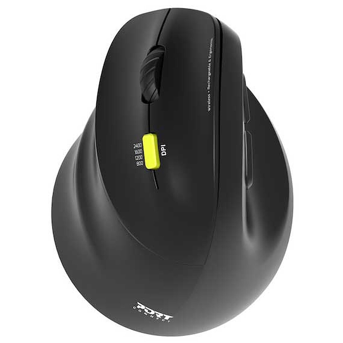 PORT Connect Ergo Rechargeable Bluetooth Mouse (Gaucher) - Image 1