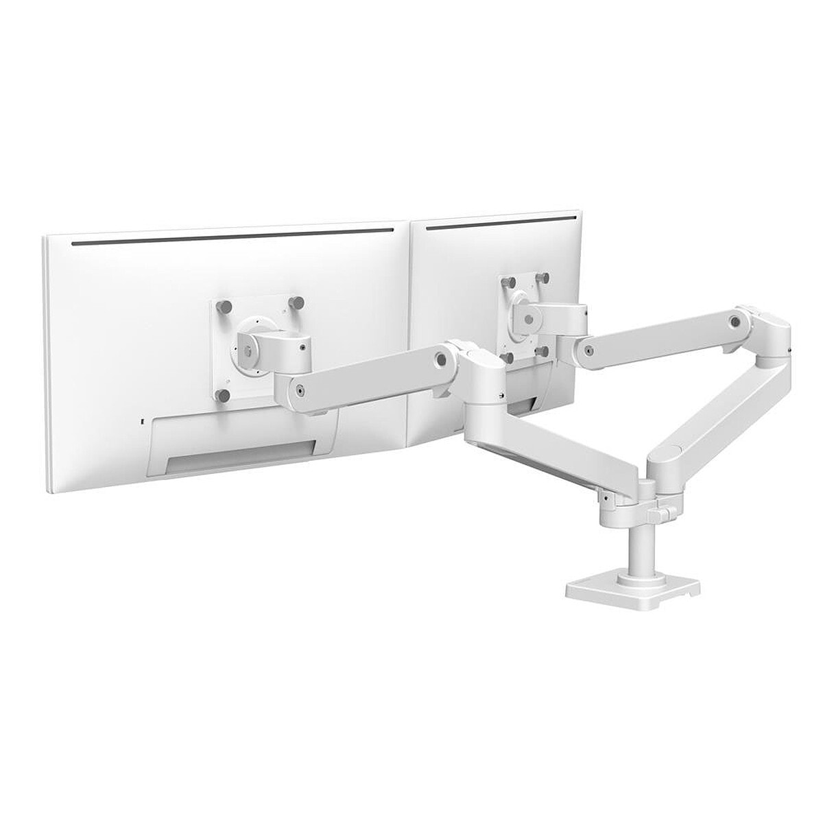 Ergotron Bras bi-écrans juxtaposables LX Pro Blanc - Image 1