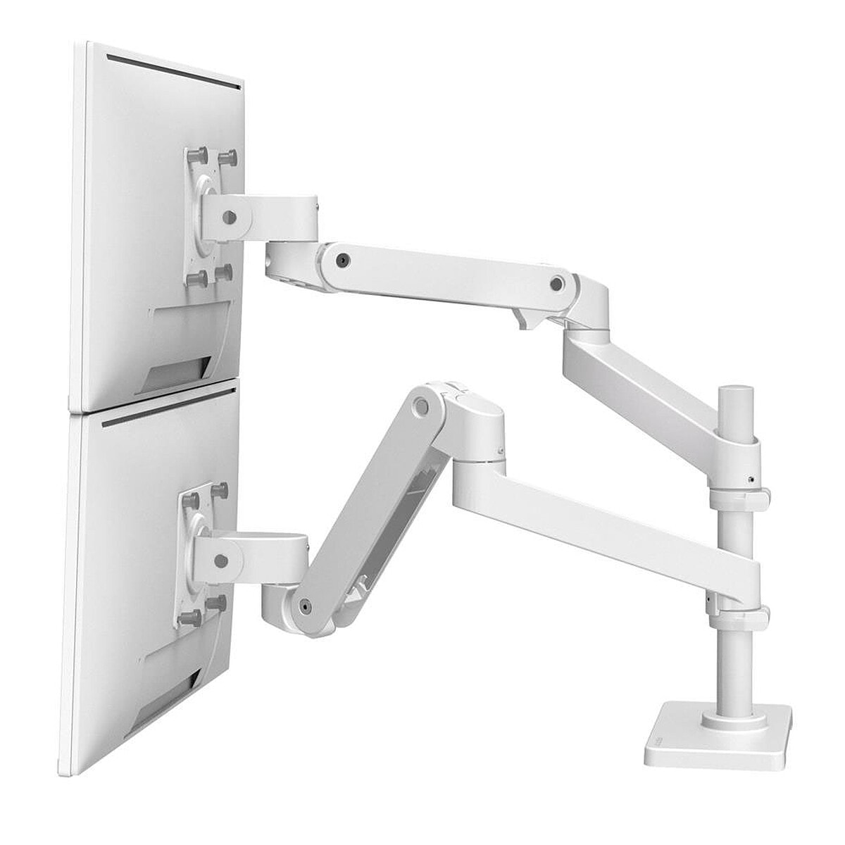 Ergotron Bras bi-écrans superposés LX Pro Blanc - Image 1