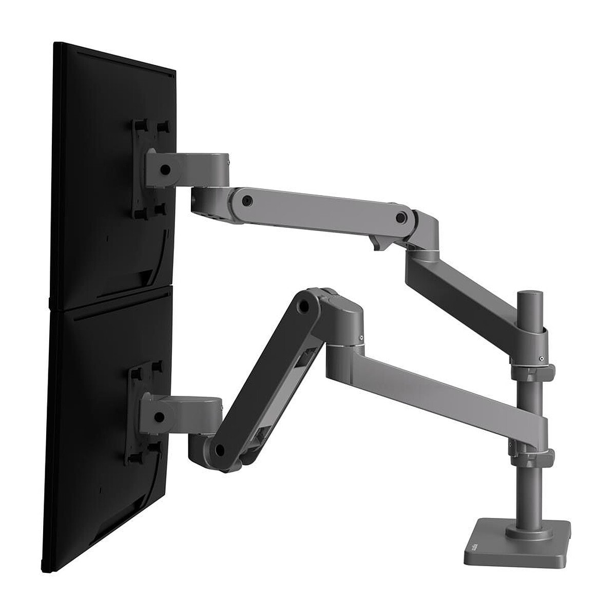 Ergotron Bras bi-écrans superposés LX Pro Gris - Image 1