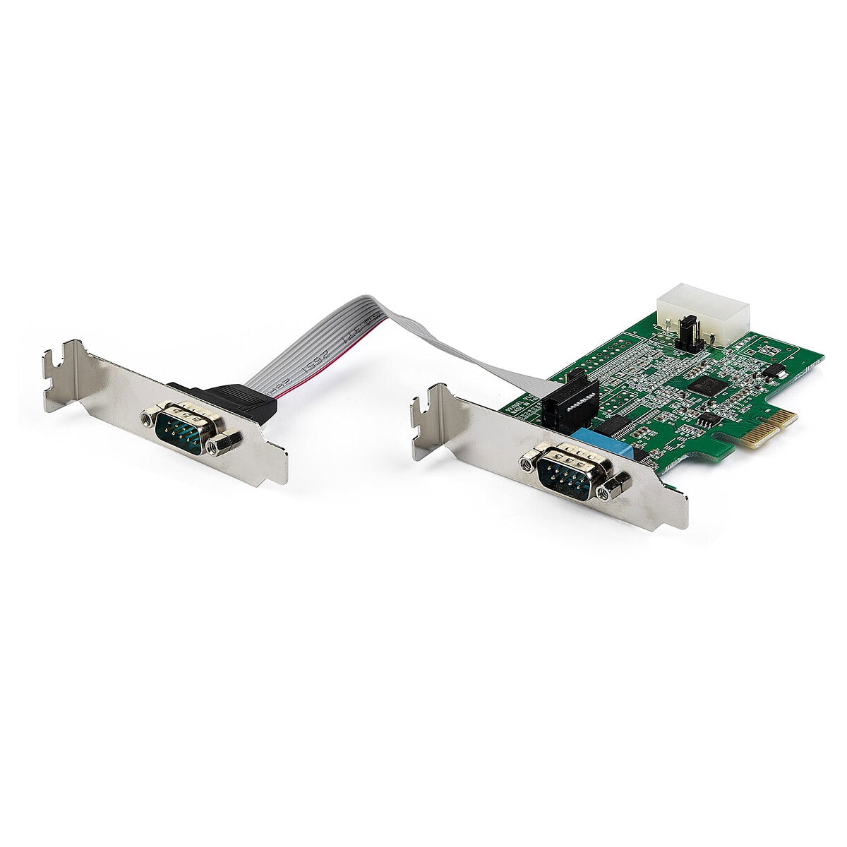 StarTech.com Carte PCI-E avec 2 ports DB-9 - UART 16950 - Image 1