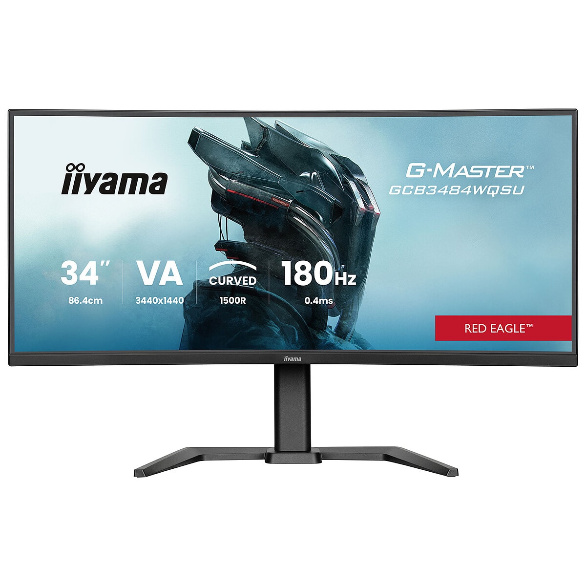 iiyama 34" LED - G-Master GCB3484WQSU-B1 Red Eagle - Image 1