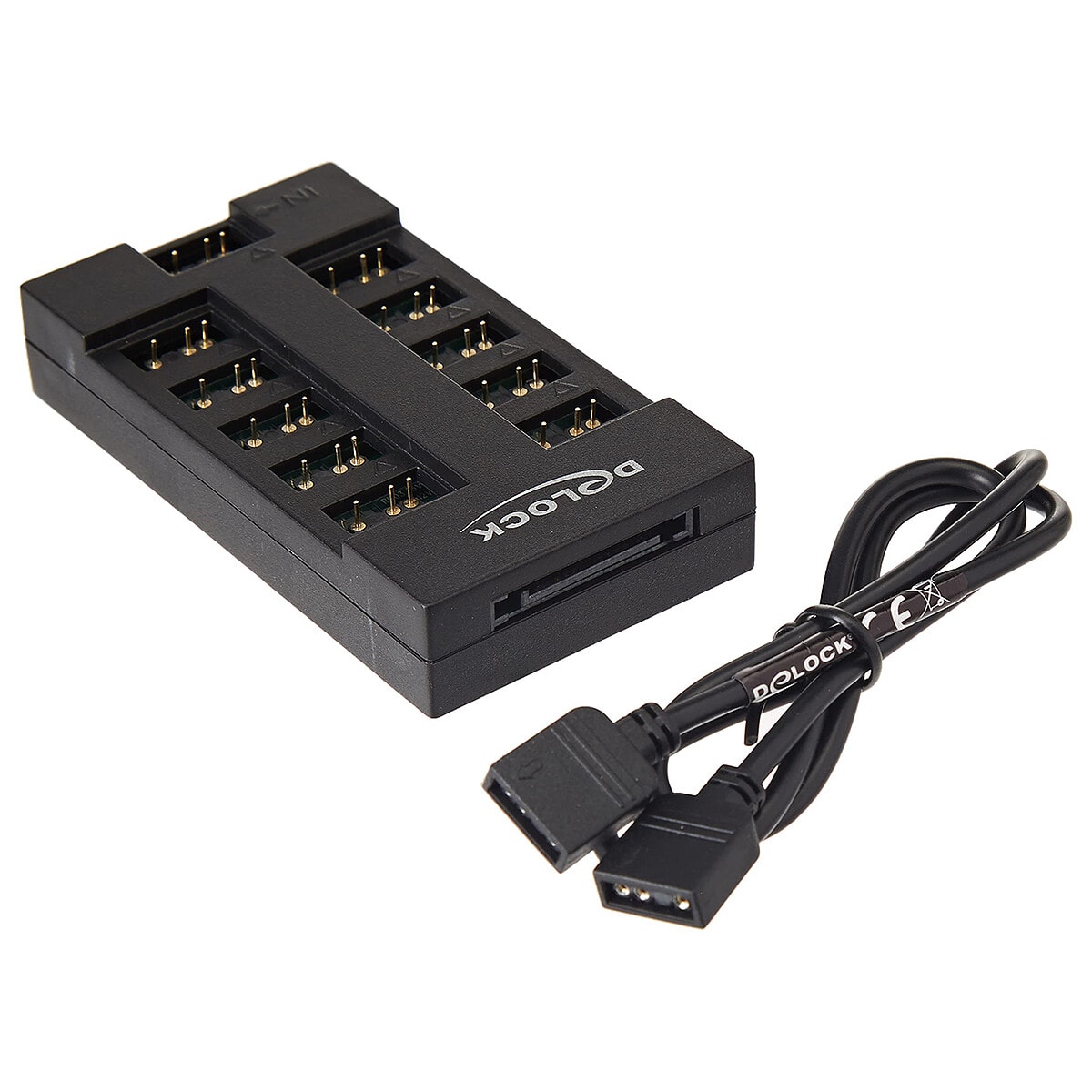 Delock 10-Port RGB Hub - Image 1