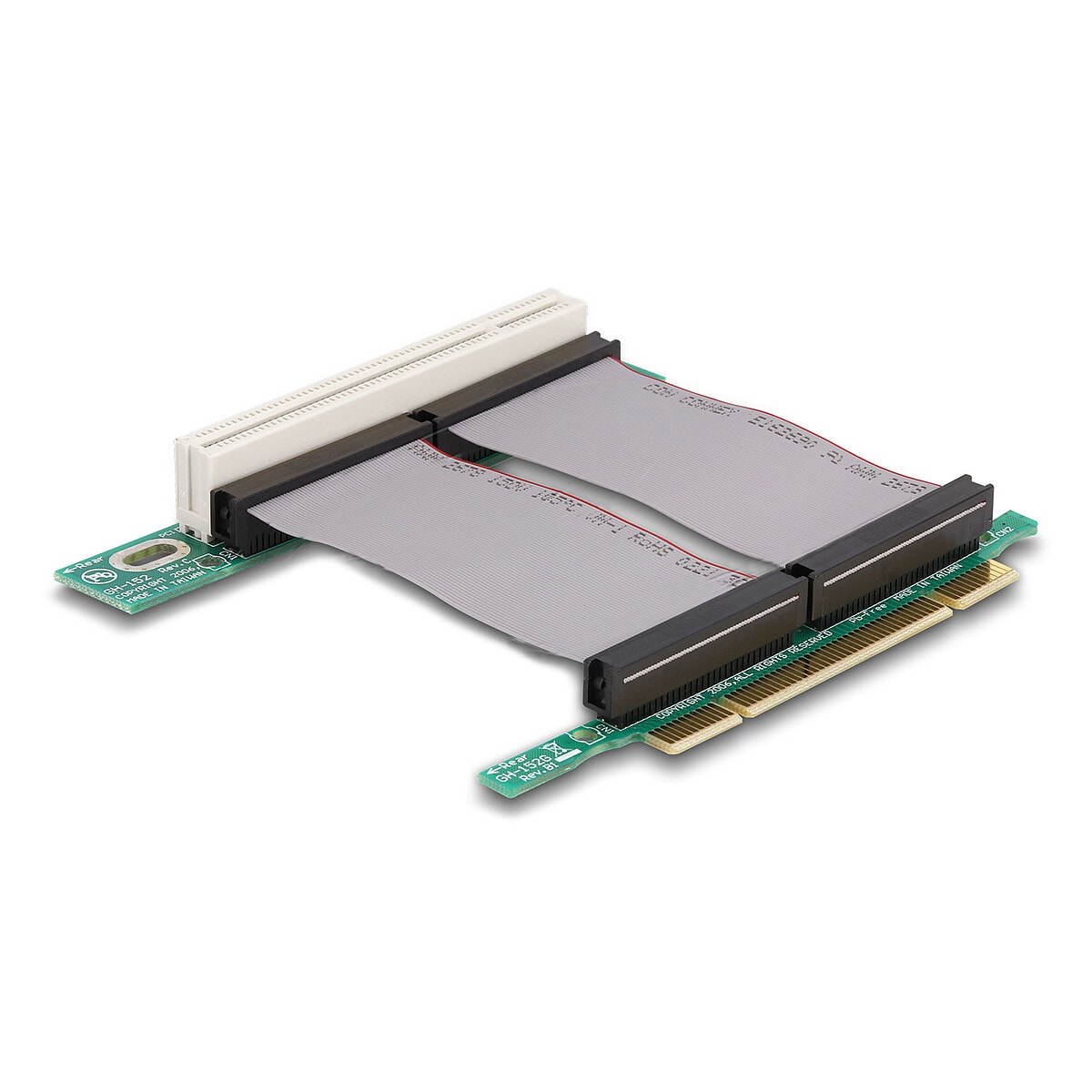 DeLock Riser Card PCI 32 bits vers PCI 32 bits avec câble 7 cm - Image 1