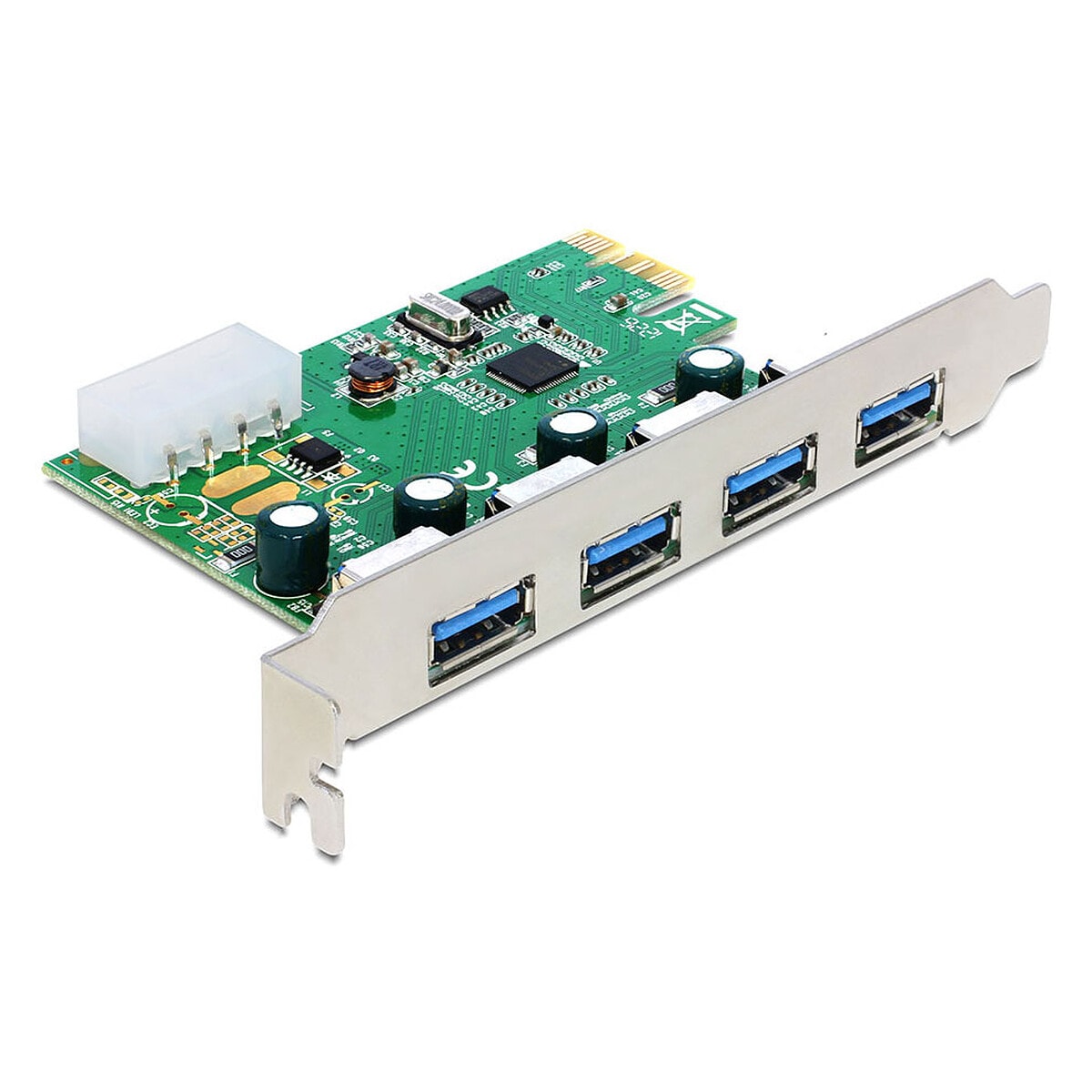 DeLock Carte Contrôleur PCI Express vers 4 ports USB 3.0 - Image 1