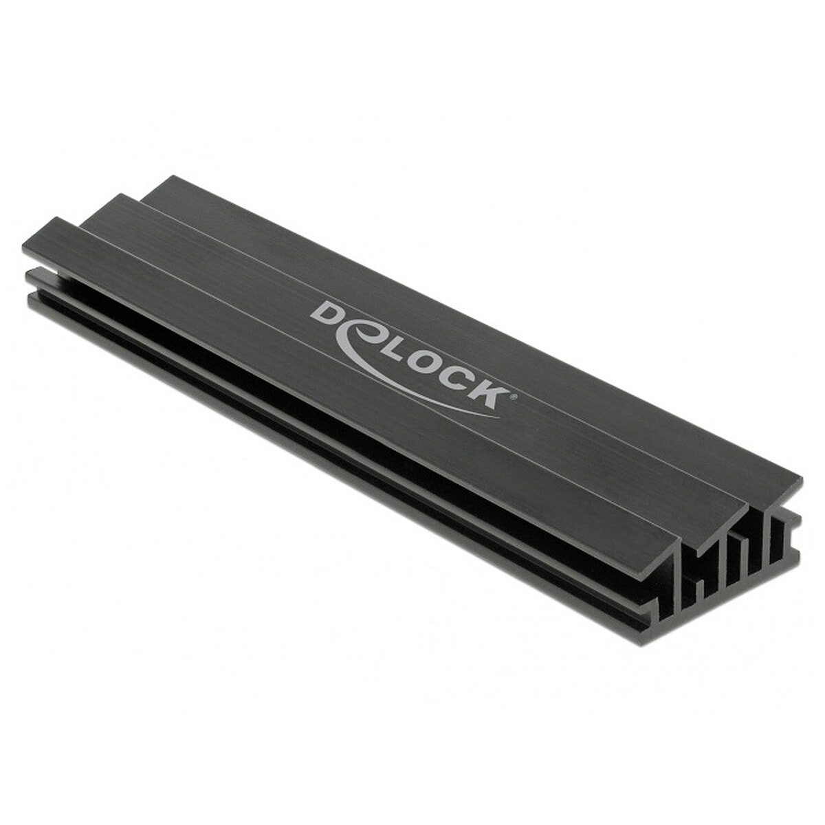DeLock Dissipateur de chaleur 100 mm pour module M.2 Noir - Image 1