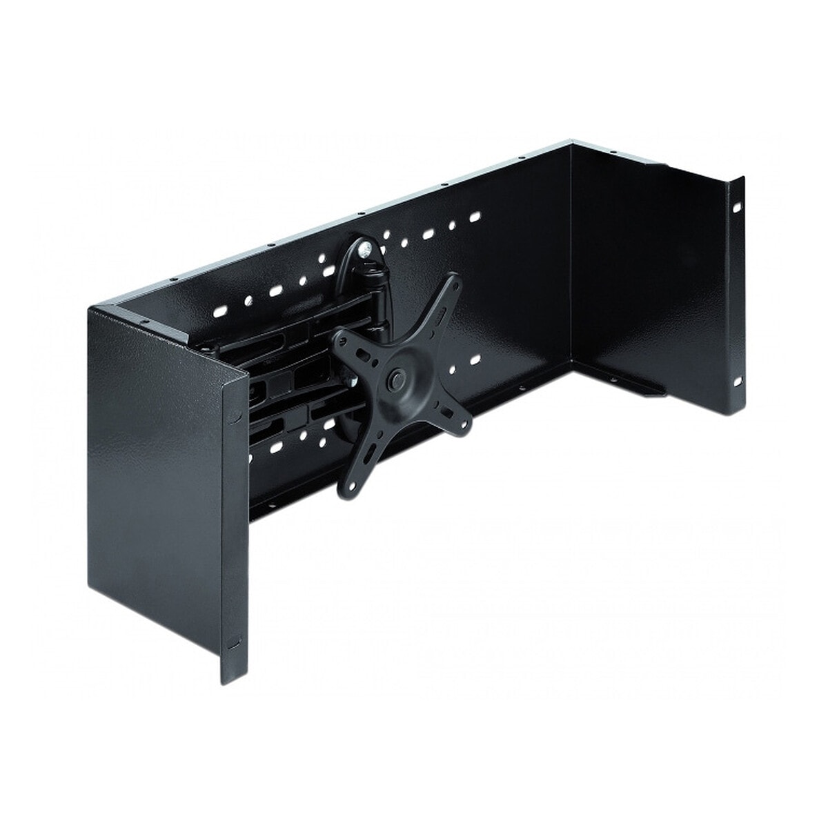 DeLock Support de fixation d'écran LCD VESA pour rack 19" 4U - Image 1