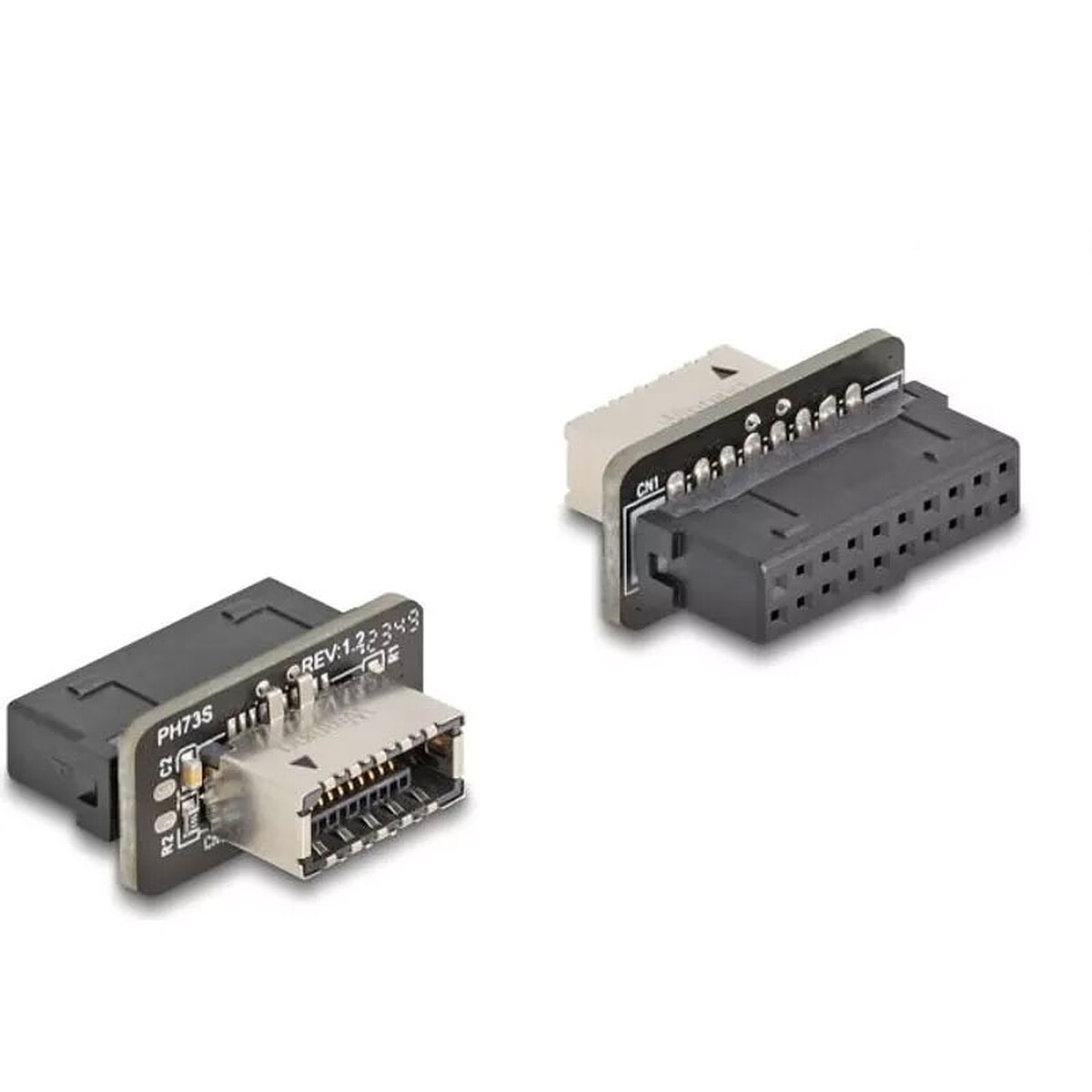 DeLock Adaptateur 19 broches vers Type-E Key A - Image 1