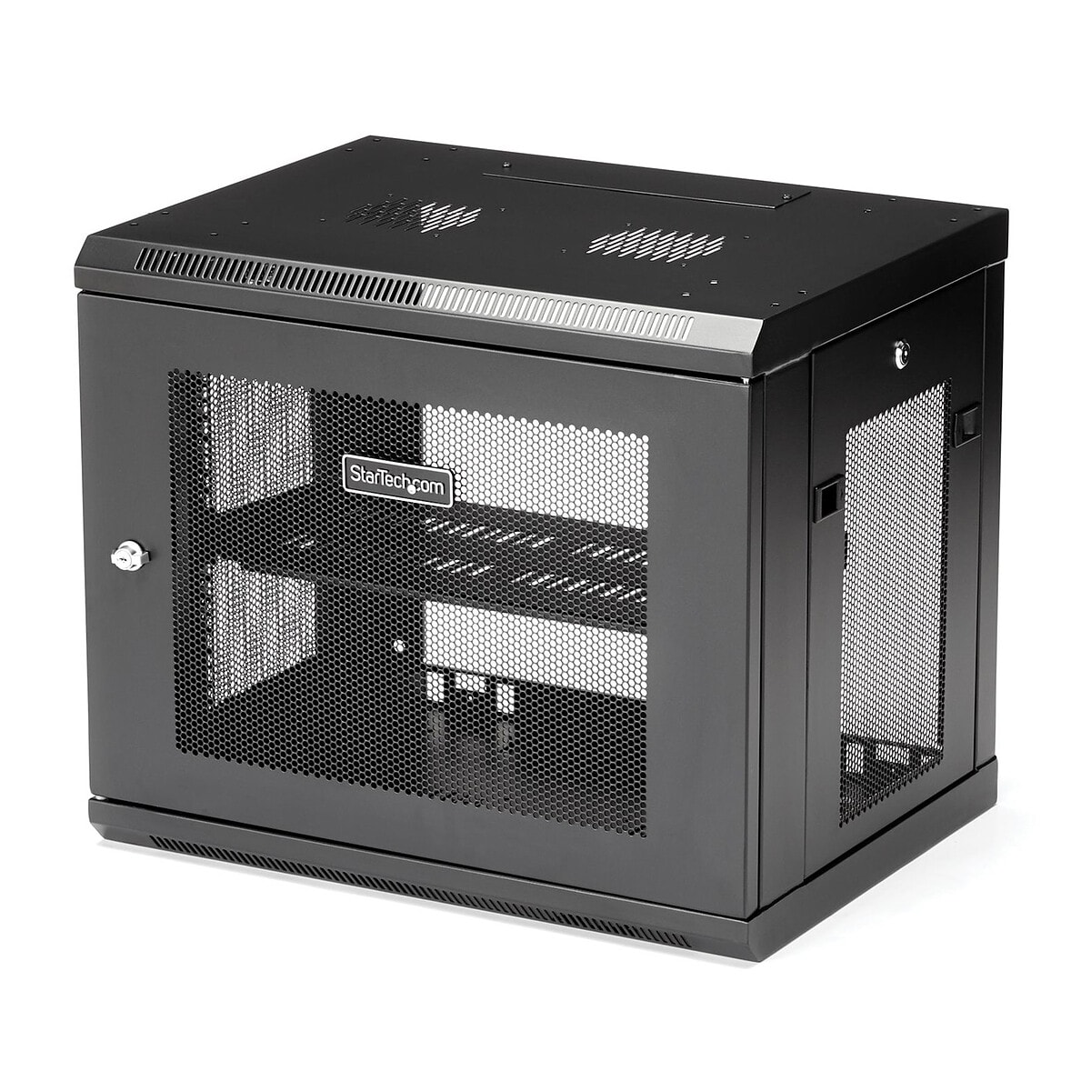StarTech.com Armoire serveur murale 9U à 2 montants avec 1 étagère 1U - Image 1