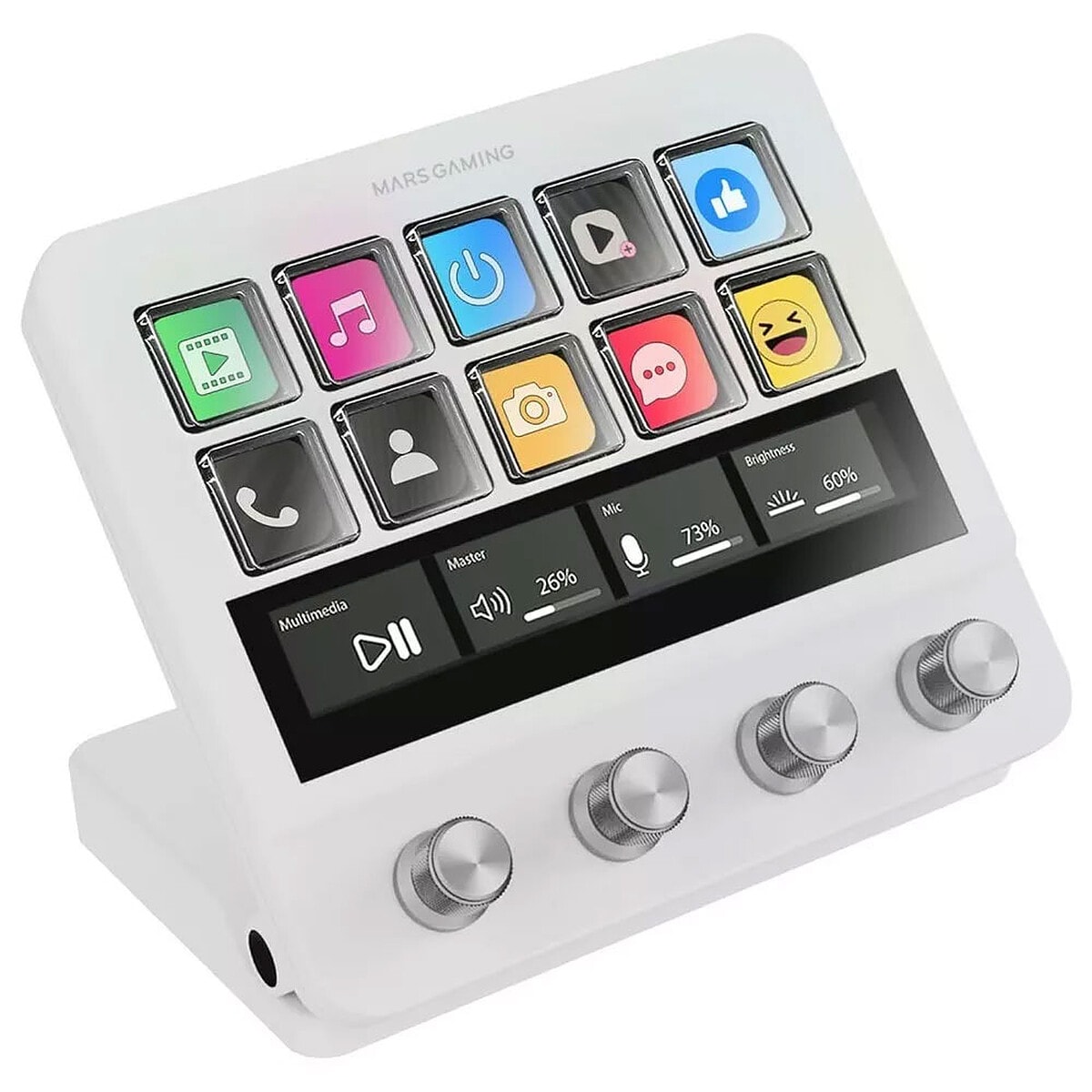 Mars Gaming MSD-PRO (Blanc) - Image 1