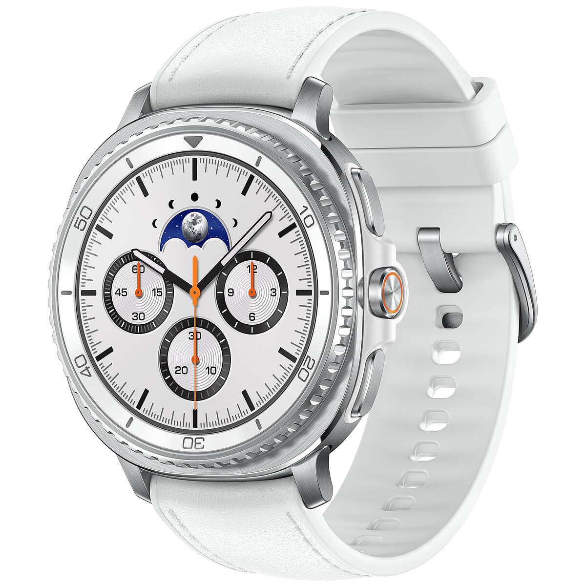Samsung Galaxy Watch8 Classic 4G (46 mm / Blanc) - Image 1