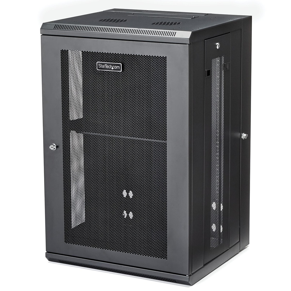 StarTech.com Armoire serveur 18U à 4 montants (RK1820WALHM) - Image 1