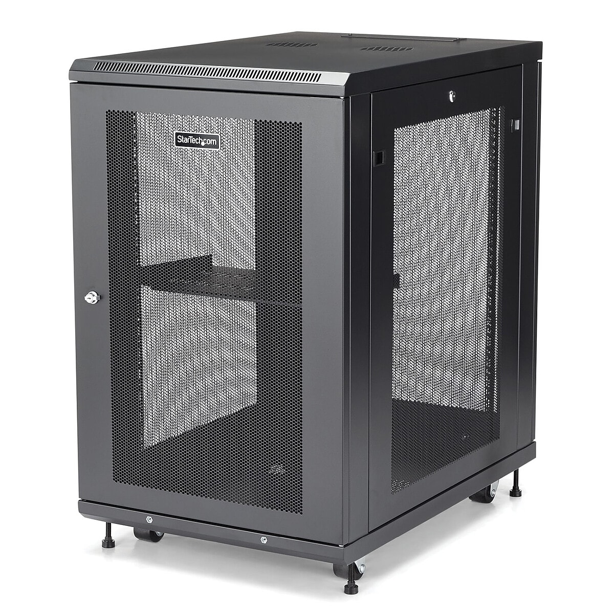 StarTech.com Armoire serveur 18U à 4 montants (RK1833BKM) - Image 1