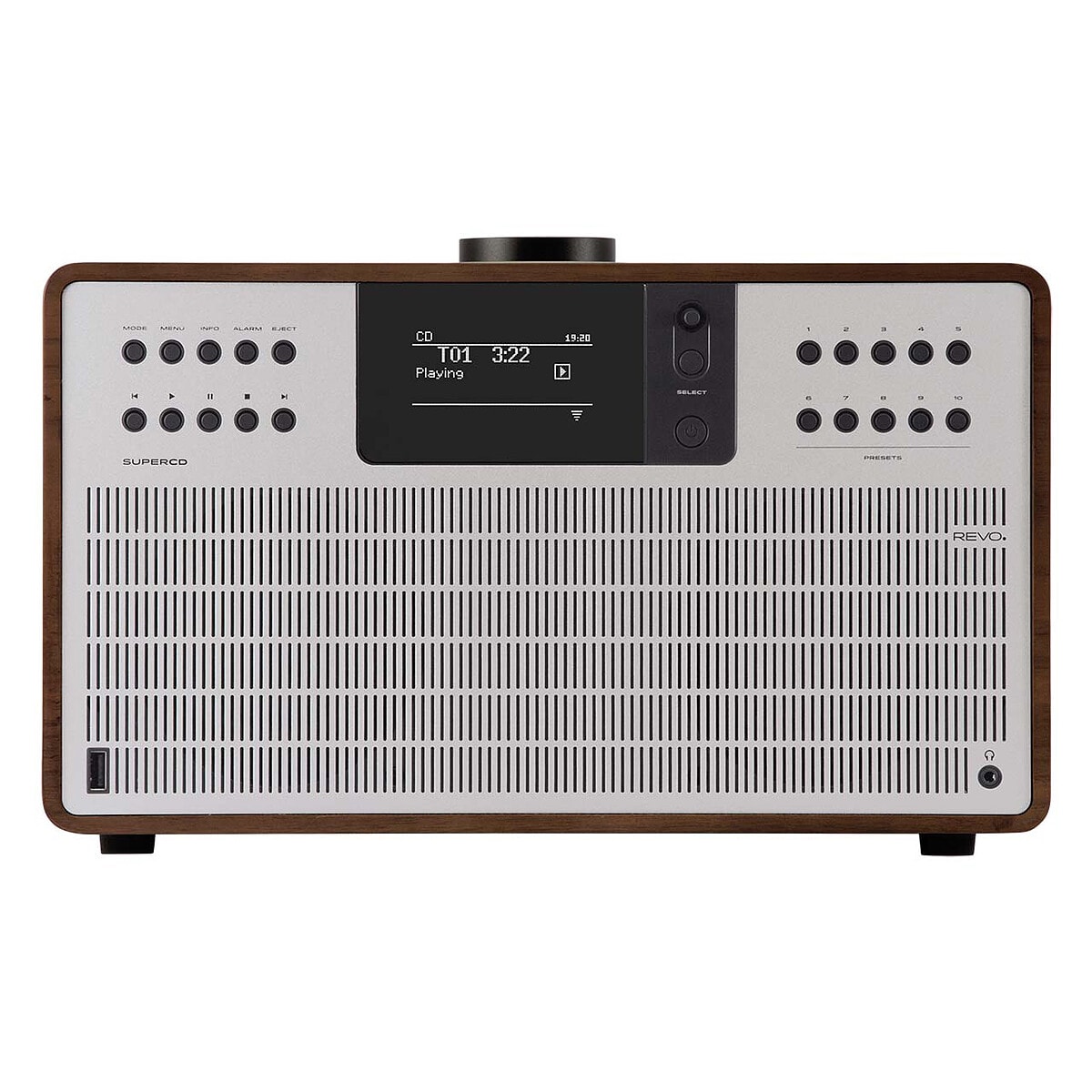 Revo SuperCD Noyer/Argent - Image 1