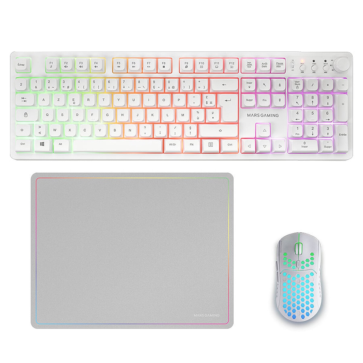 Mars Gaming MCPWX (Blanc) - Image 1