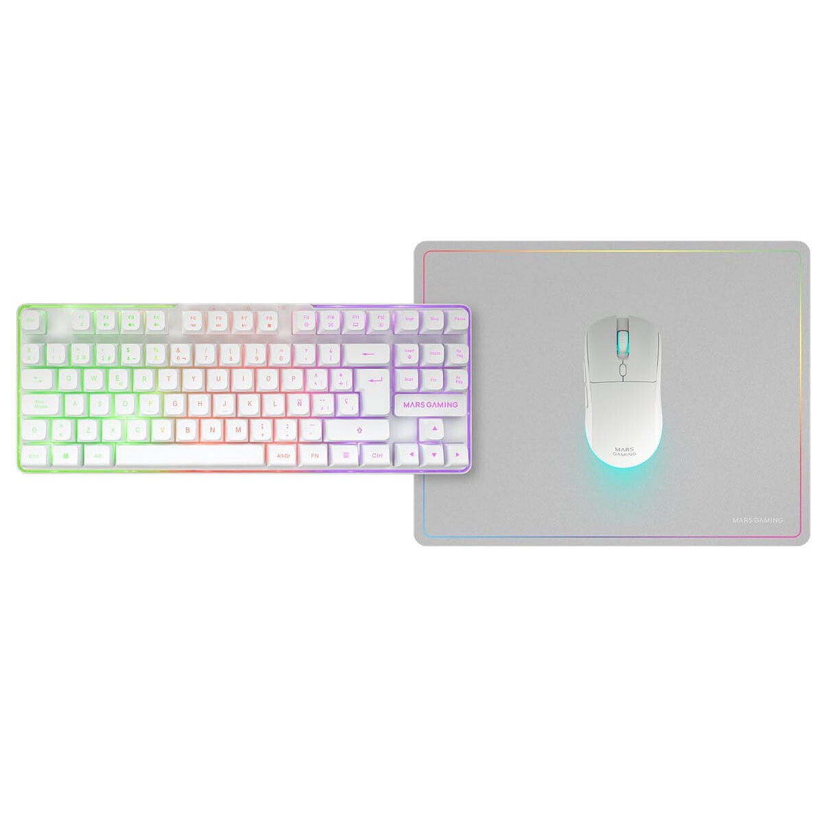 Mars Gaming MCPWXTKL (Blanc) - Image 1