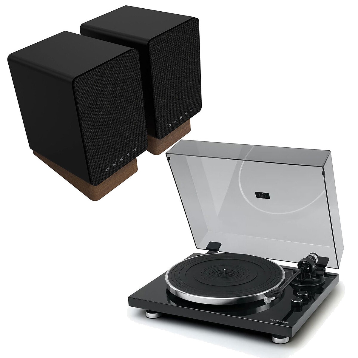 Onkyo GX-10DB Noir + Muse MT-109 BTO Noir - Image 1