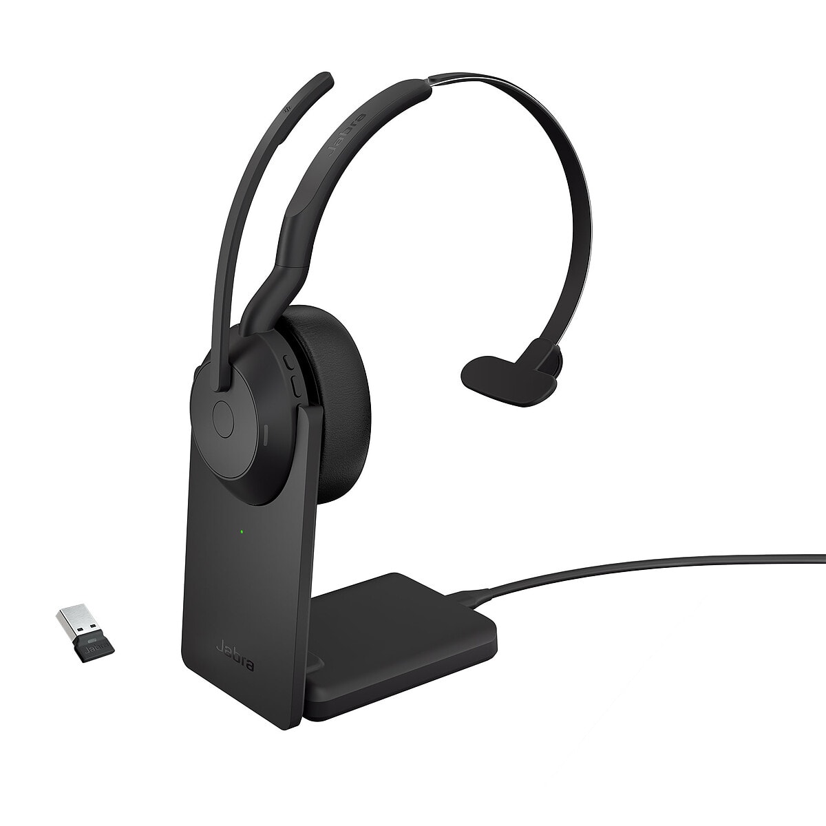 Jabra Evolve2 55 Link390a UC Mono avec base de chargement (USB) - Image 1