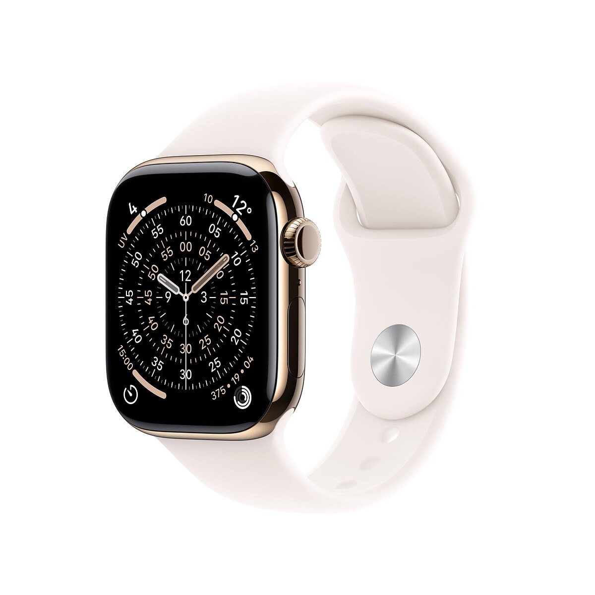 Apple Watch Series 11 GPS + Cellular 46 mm Titane Or Bracelet Sport Rose M/L - Image 1