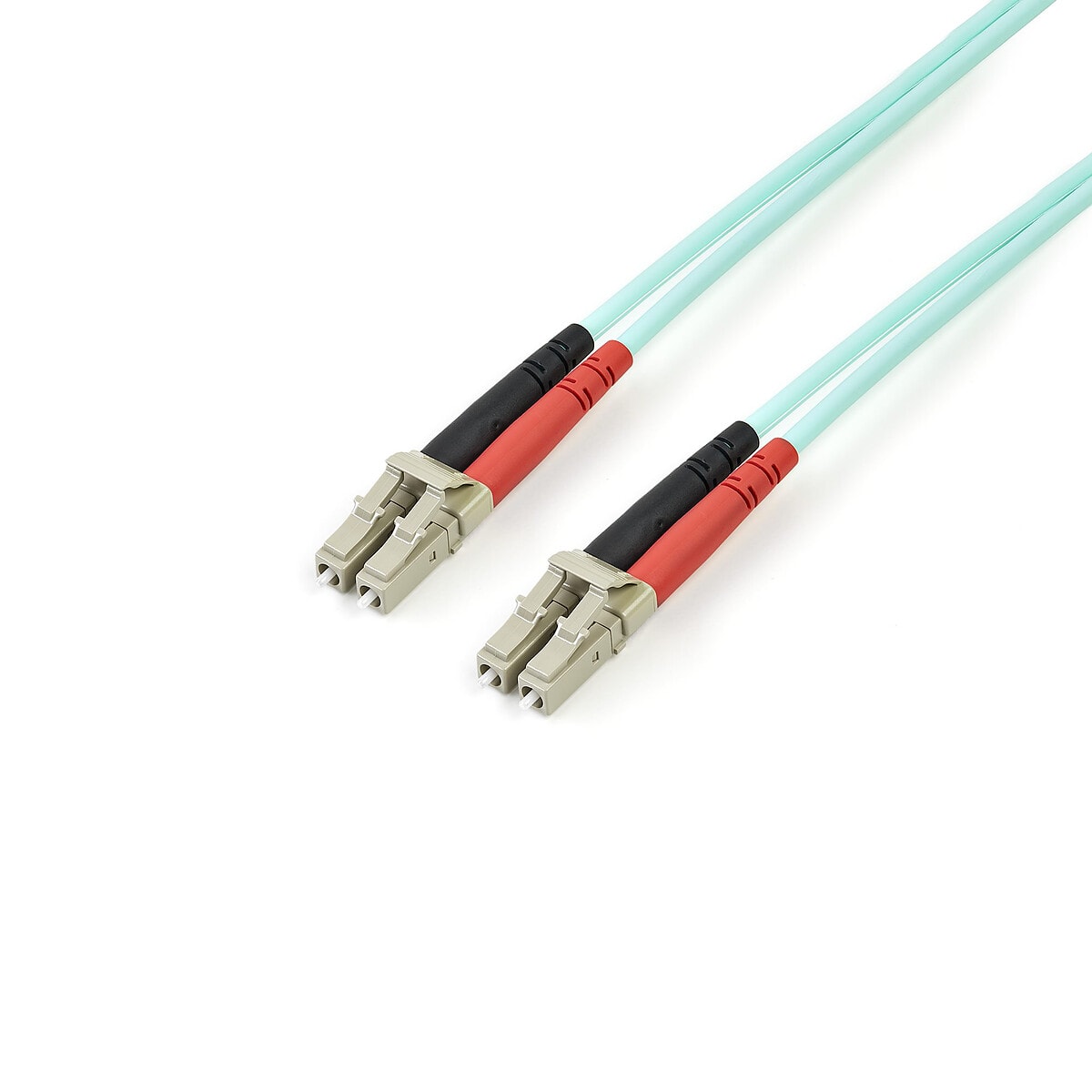 StarTech.com Câble fibre optique duplex OM3 50/125 multimode LC/LC - 3 m - Turquoise - Image 1