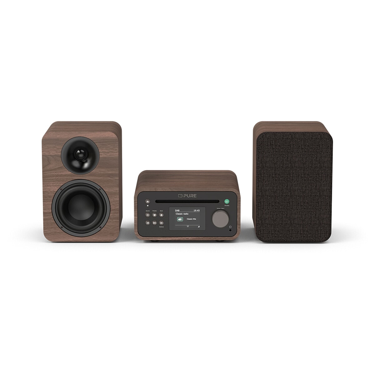 Pure Classic Stereo Mini Café/Noyer - Image 1