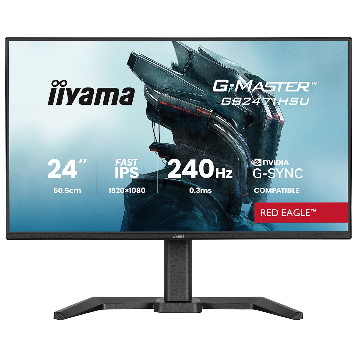 iiyama 23.8" LED - G-Master GB2471HSU-B1 Red Eagle - Image 1