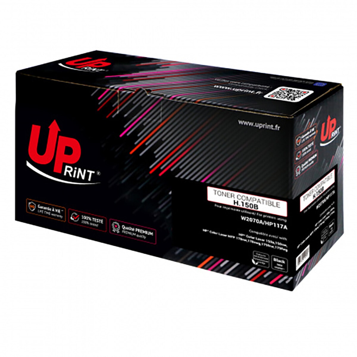 UPrint Toner compatible HP 117A W2070A (Noir) - Image 1