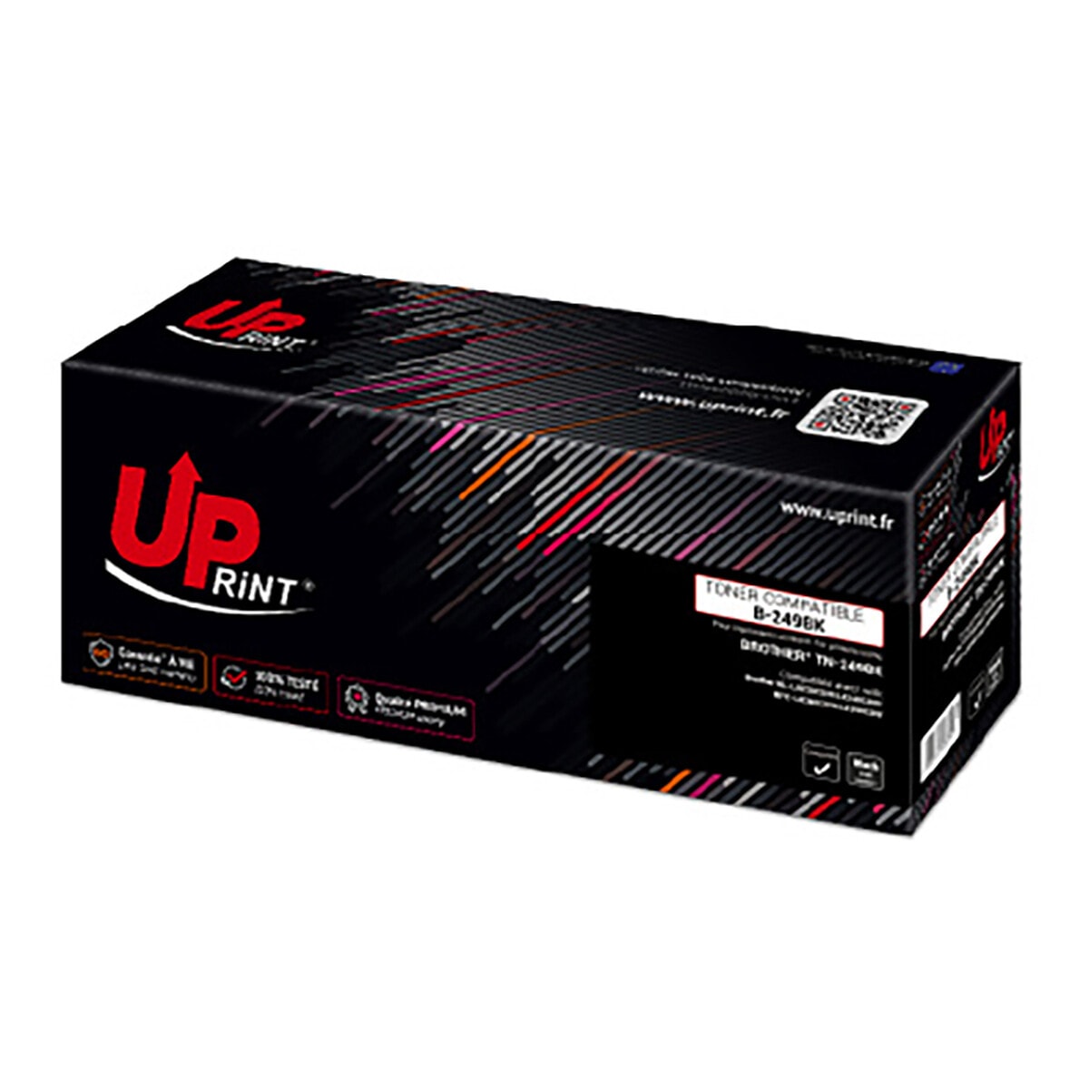 UPrint Toner compatible Brother TN-249BK (Noir) - Image 1