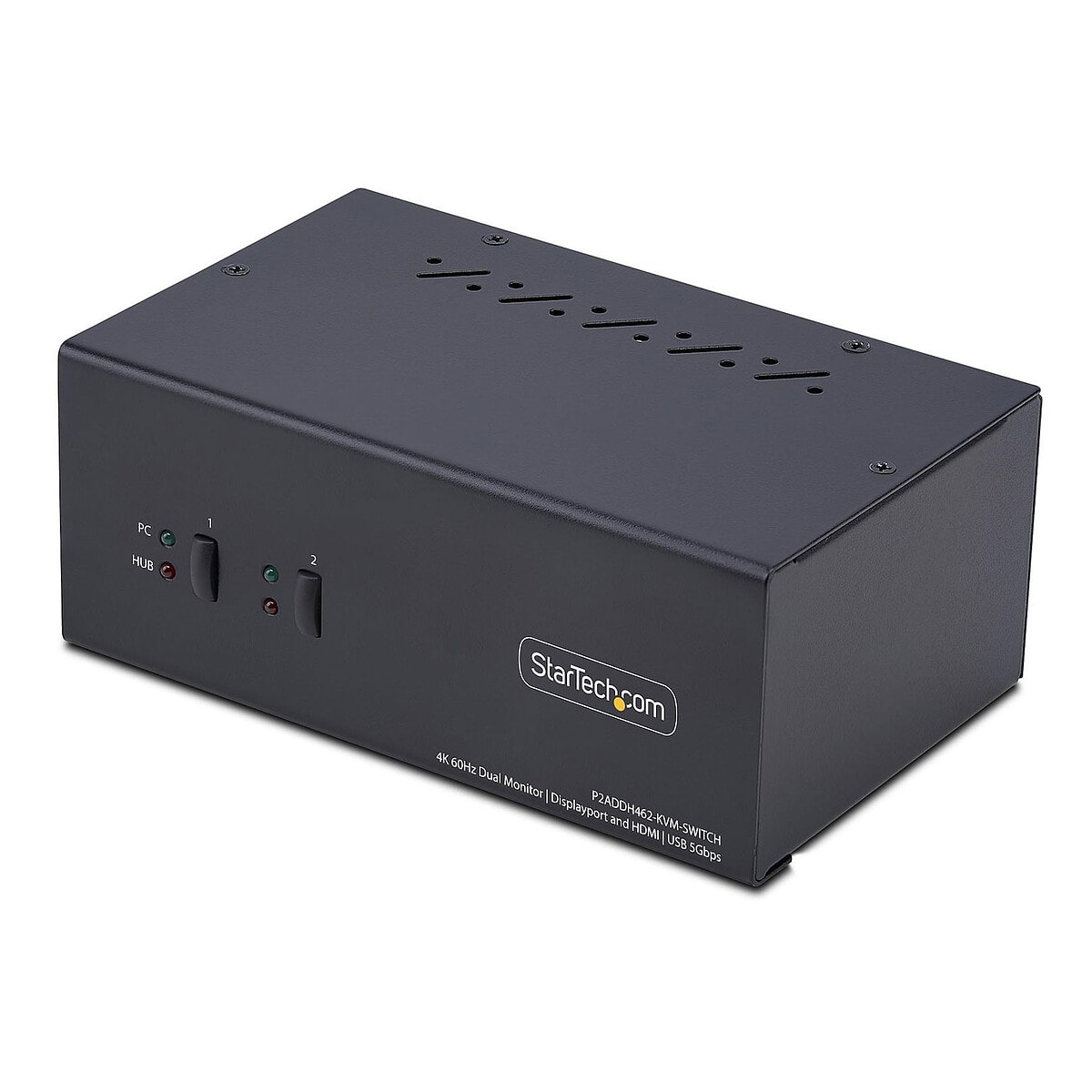 StarTech.com KVM DisplayPort HDMI 2 ports (P2ADDH462-KVM-SWITCH) - Image 1