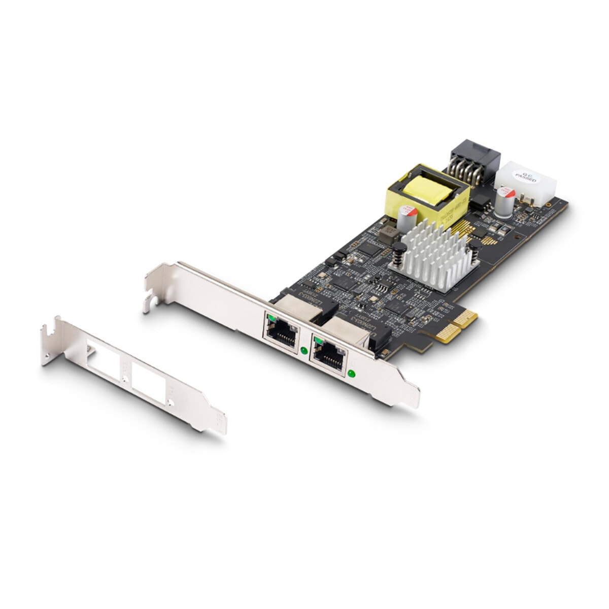 StarTech.com Carte réseau PCI Express à 2 port RJ45 2.5GBase-T PoE - Image 1