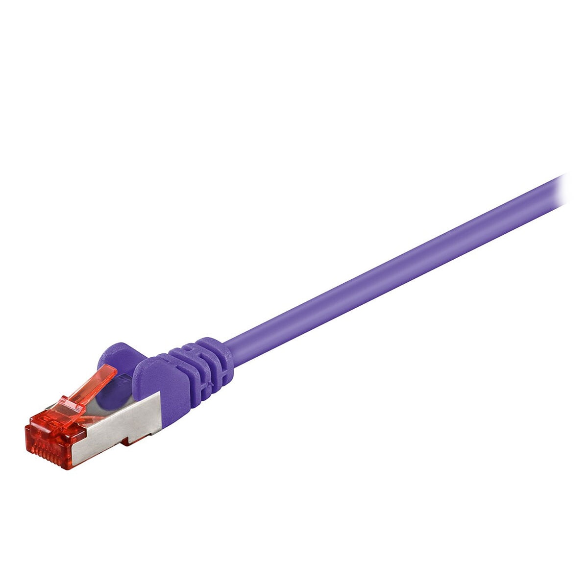 Goobay Câble Réseau RJ45 Cat 6 S/FTP 2 m (Violet) - Image 1