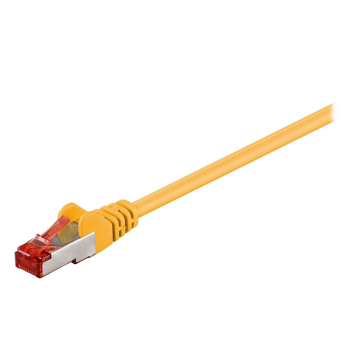 Goobay Câble Réseau RJ45 Cat 6 S/FTP 5 m (Jaune) - Image 1