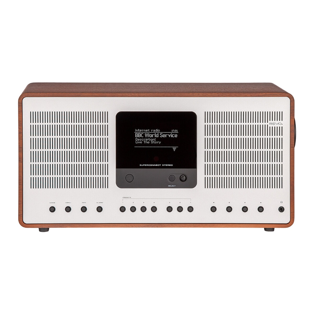 Revo SuperConnect Stereo Noyer/Argent - Image 1