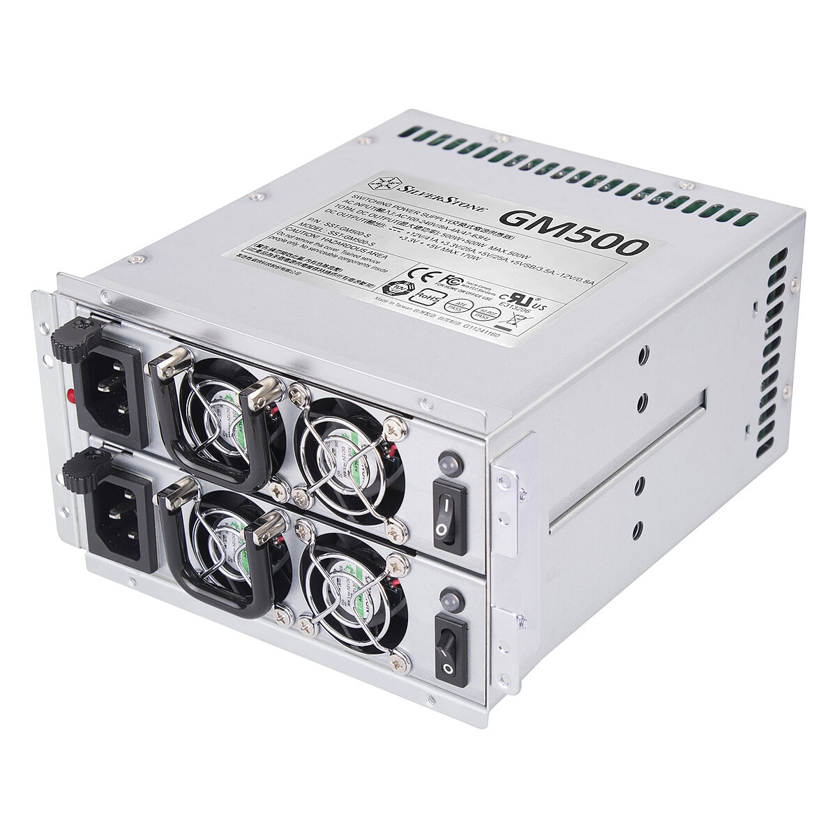 SilverStone GM500-S Silver - Image 1