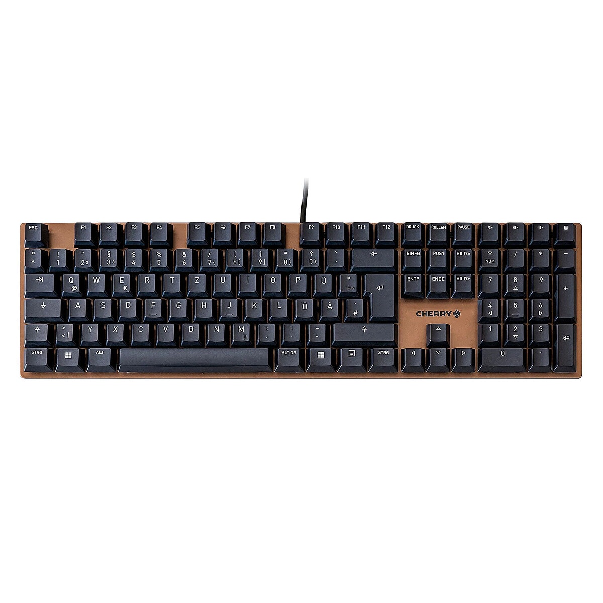 Cherry KC 200 MX - Switches Silent Red (Noir/Bronze) - Image 1