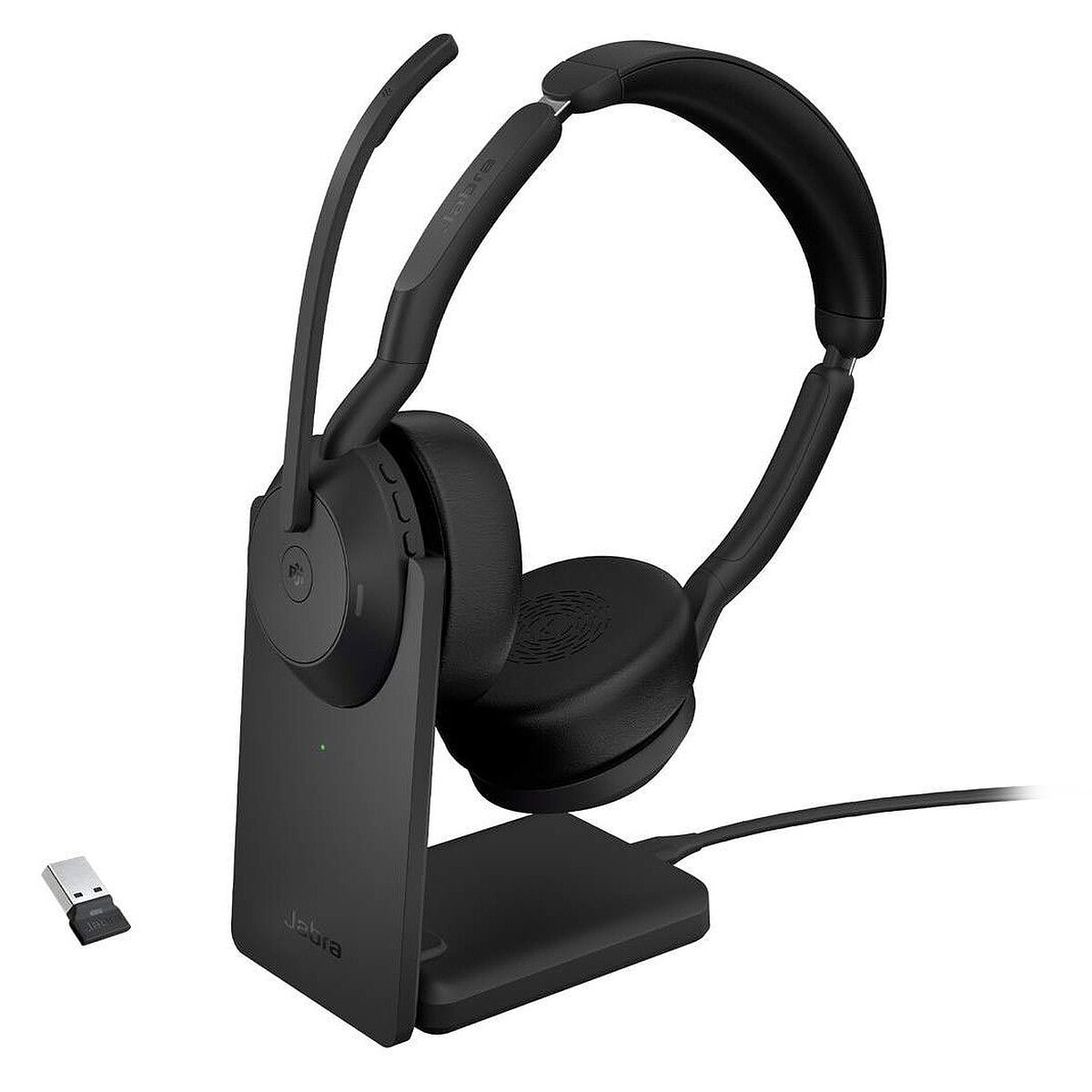 Jabra Evolve2 55 Link390a MS Stéréo avec base de chargement (USB-A) - Image 1