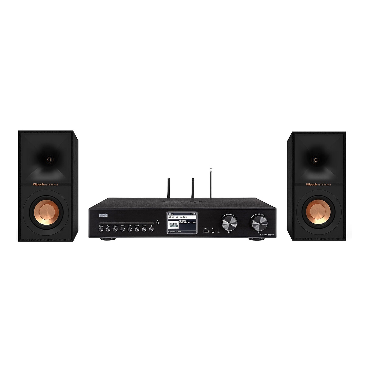 Imperial DABMAN i560 CD + Klipsch R-40M Noir - Image 1