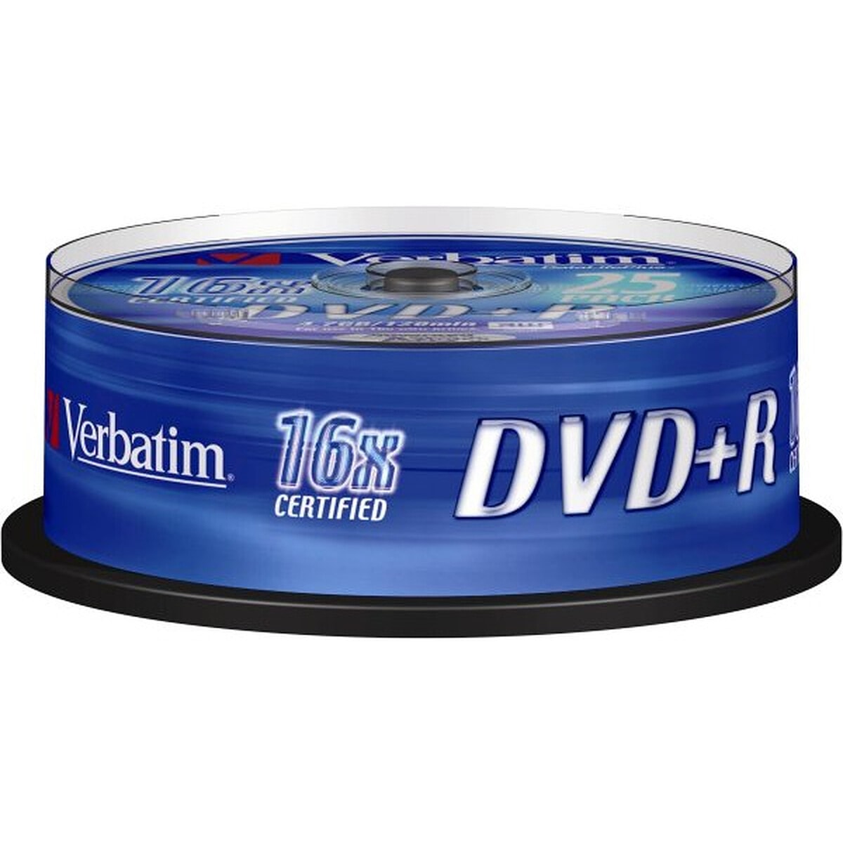 Verbatim DVD+R 4.7 Go 16x (par 25, spindle) - Image 1