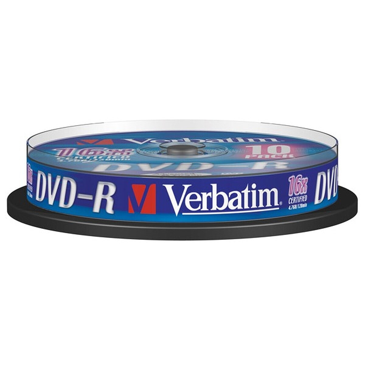 Verbatim DVD-R 4.7 Go 16x (par 10, spindle) - Image 1