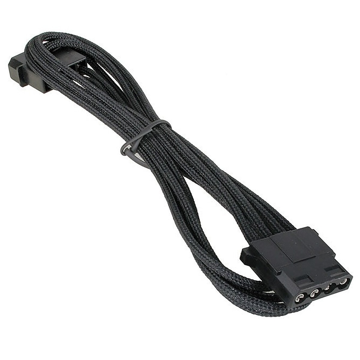 BitFenix Alchemy Black - Extension d'alimentation gainée - Molex vers Molex - 45 cm - Image 1