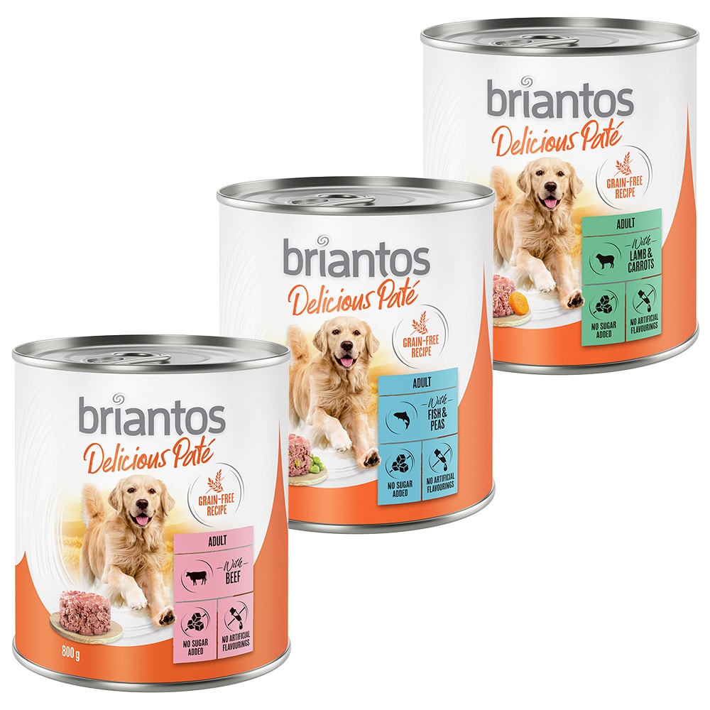 Briantos Delicious Paté - Pack de prueba - 6 x 800 g - Image 1