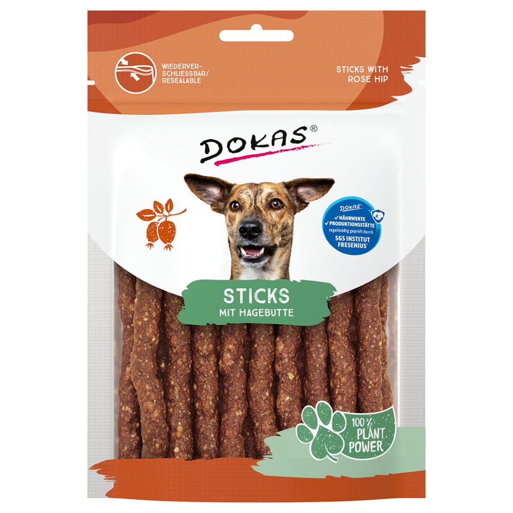 Dokas Sticks con escaramujo - 8 x 105 g - Pack Ahorro - Image 1