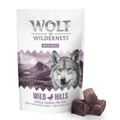 Wolf of Wilderness Wild Bites snacks sin cereales 180 g - Image 1